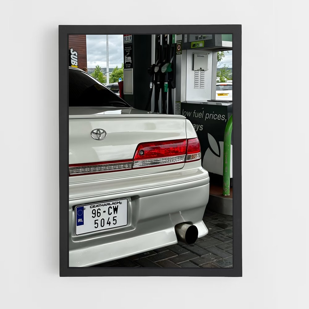 Poster Essence Blanche – affiche Toyota (vue 2)